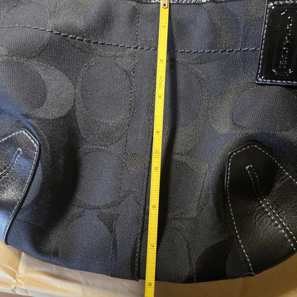 Coach Ergo Bag Y2K Signature Logo Black 11599 - Picture 11 of 12